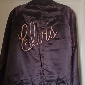 Vintage satin Dick Clark Elvis jacket. Medium.